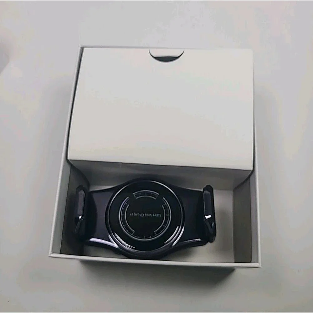 Wireless Car Charger & mount Qi Fast Charging Clamping Air Vent BLACK